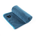 Serviette d&#39;eau absorbante de bain pour chien imprimée sur mesure